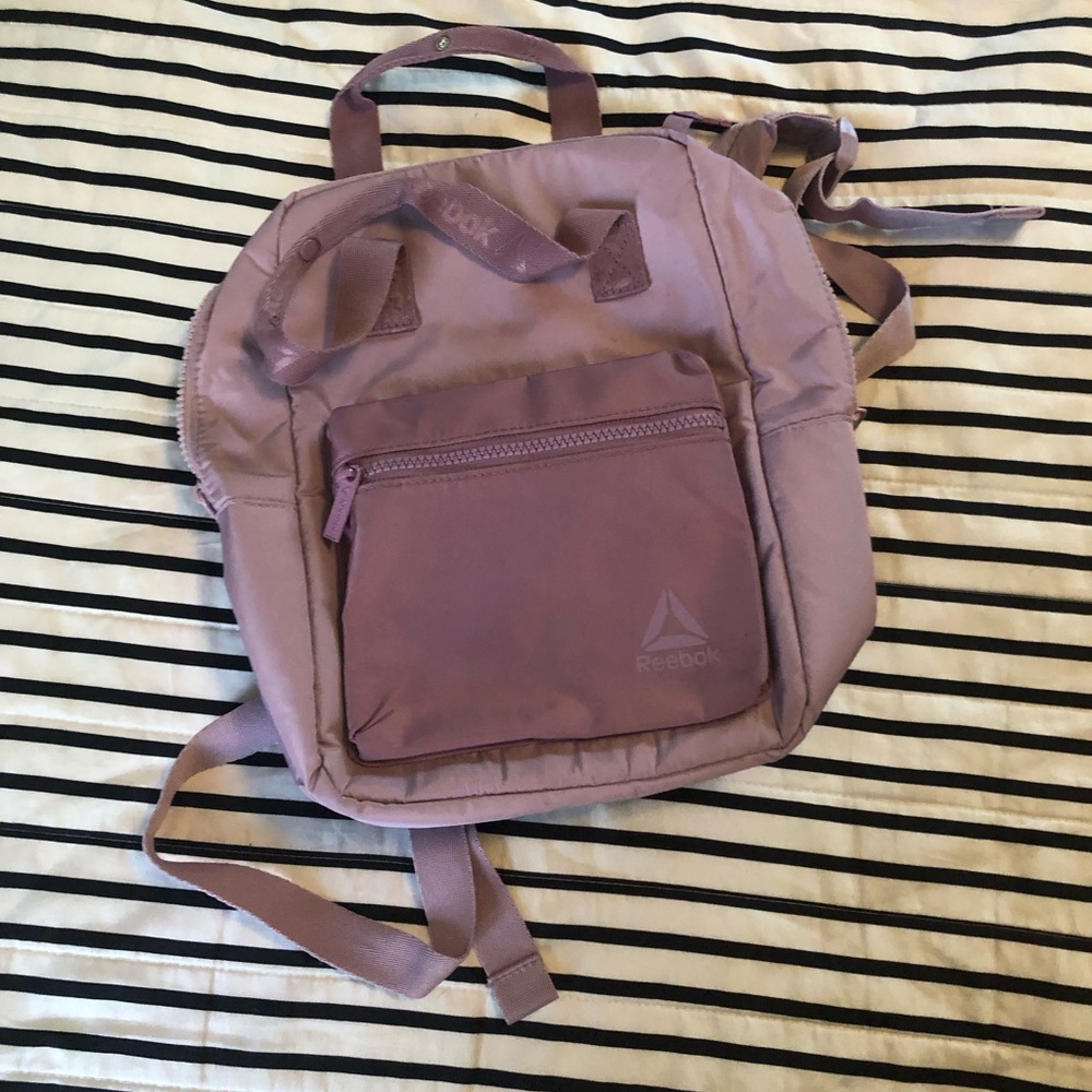 Reebok muave mini backpack in euc